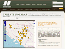 Tablet Screenshot of notaribih.ba
